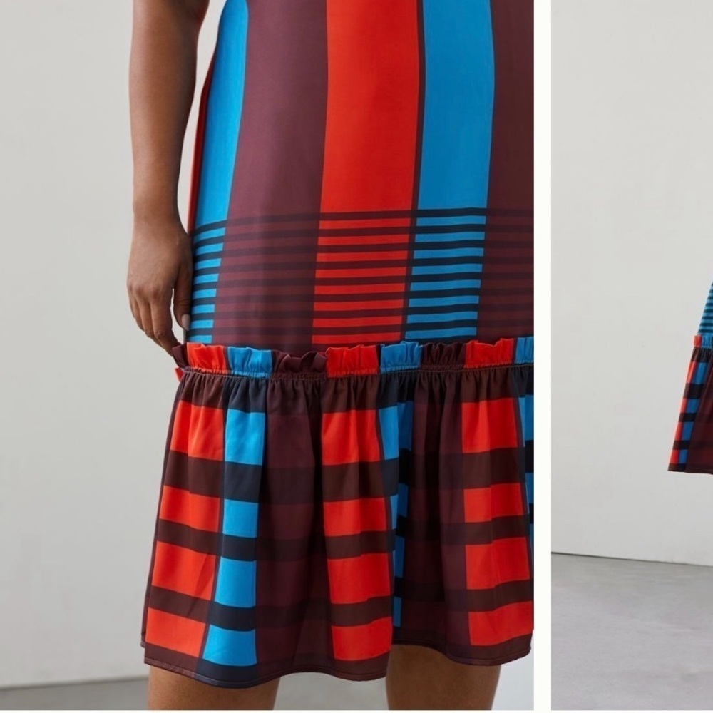 ANTHROPOLOGIE Eva Franco Stripped MIDI Skirt Size 0. - Picture 5 of 14